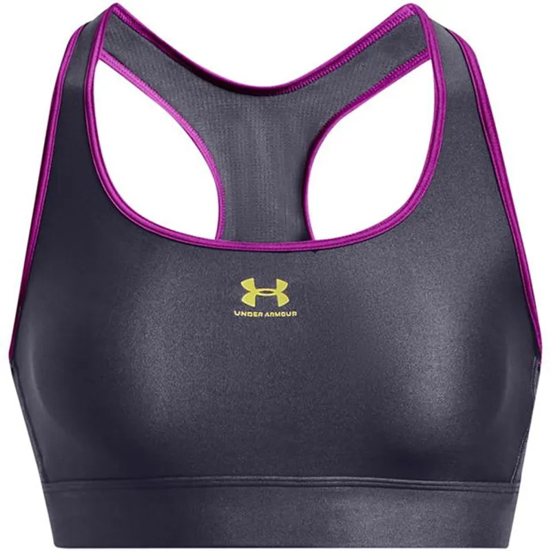 Under Armour Women's Bra Mid Padless Steel